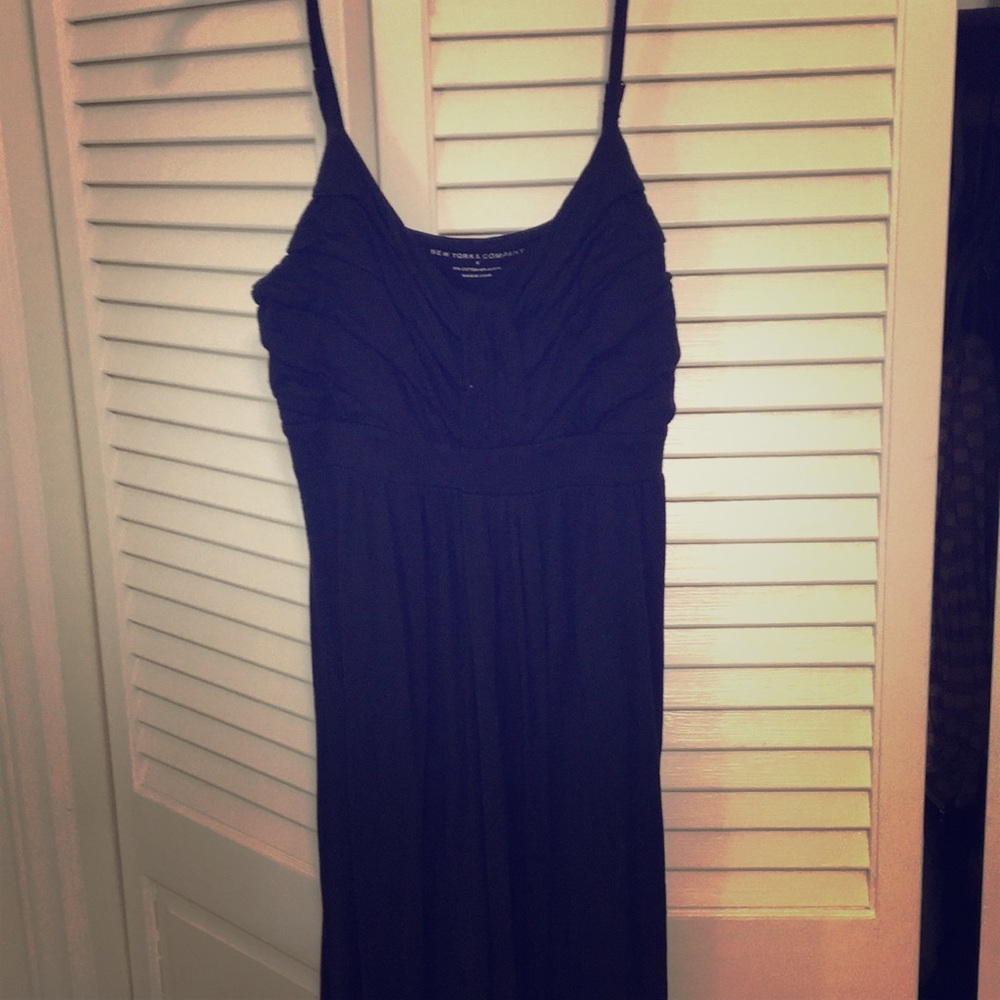 Black maxi dress
